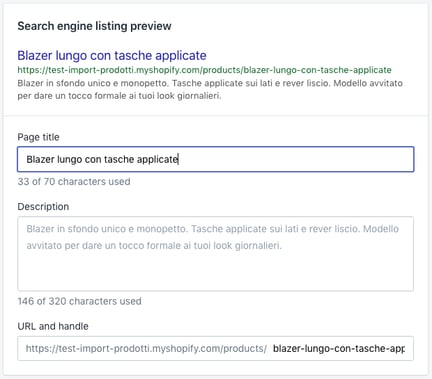 sintra eu Guida SEO Shopify per eCommerce ricerca