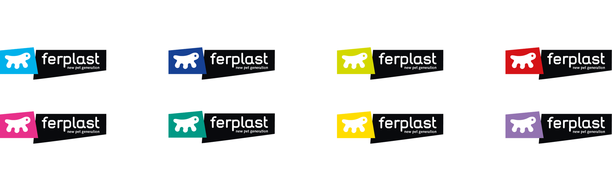 Tonalità diverse per ogni logo Ferplast