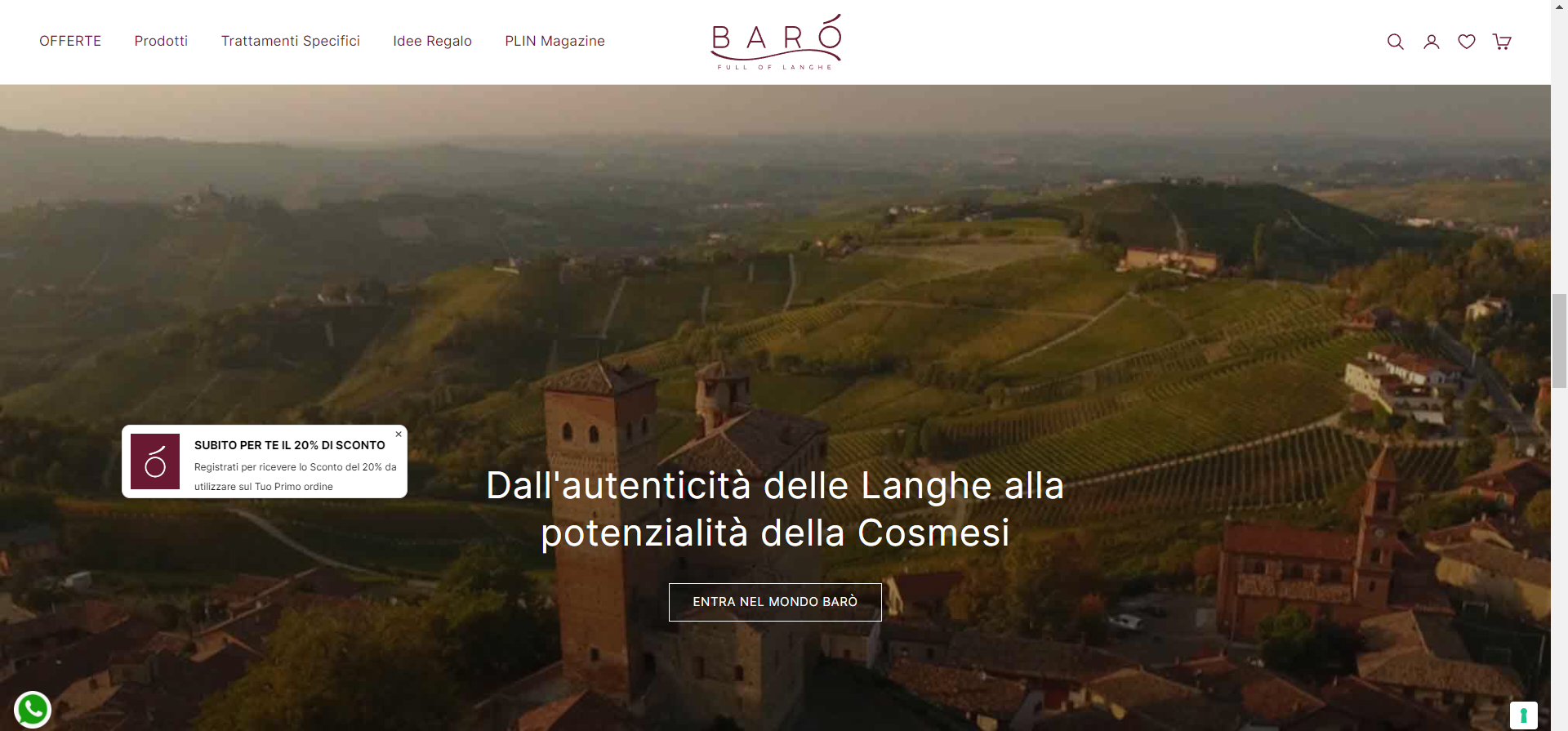 ecommerce Shopify Barò Cosmetics