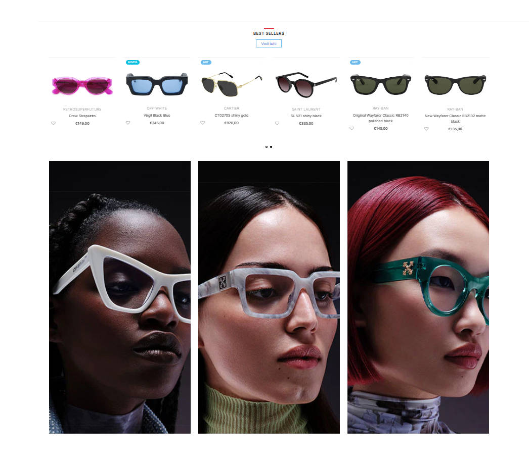 Eye oo catalogo prodotti