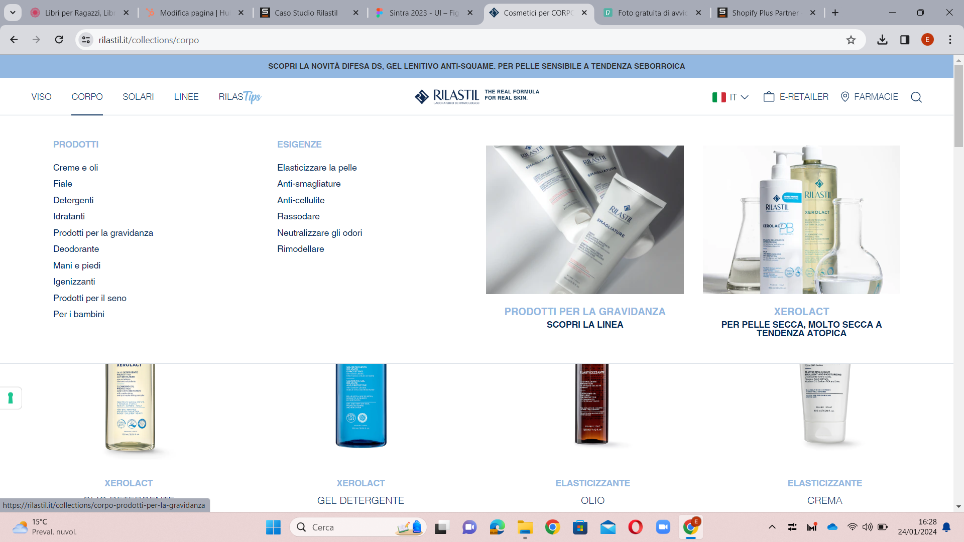 Sintra Shopify Plus Partner, Rilastil