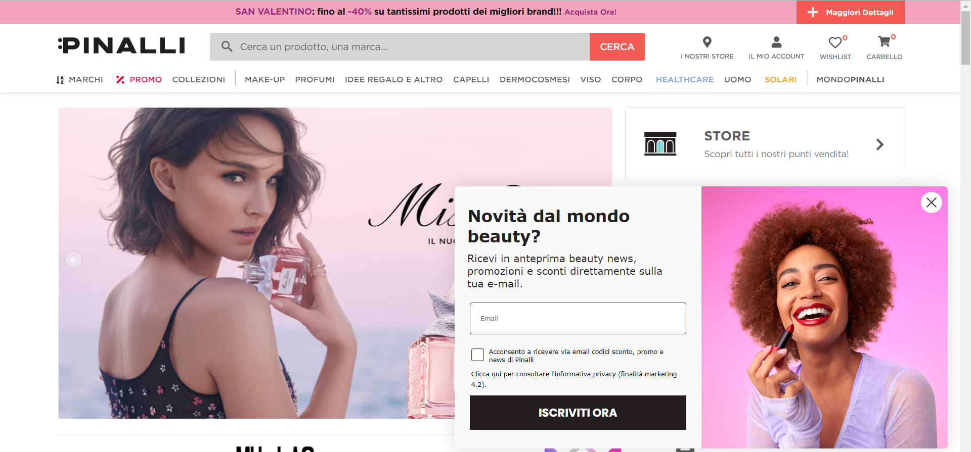 replatforming ecommerce Shopify di Pinalli